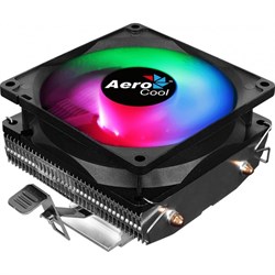 Кулер Aerocool Air Frost 2, Soc-AM4/1151/1200, 3-pin, 26dB, Al+Cu, 110W, 250 гр, LED, Ret - фото 51381756