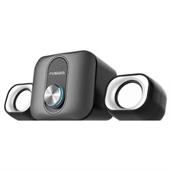 Компьютерные колонки 2.1 Fusion FCA-302, 2х3 Вт + 5 Вт, USB, черные - фото 51381802