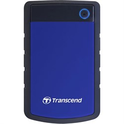 Внешний Жёсткий диск Transcend, USB, TS1TSJ25H3B, StoreJet 25H3, 1 ТБ, USB 3.0, 2.5", синий - фото 51382543