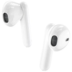 Наушники беспроводные Borofone BW05 Pure, TWS, вкладыши, Bluetooth 5.1, 30/250 мАч, с дисплеем, белые - фото 51383023
