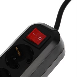 Сетевой фильтр 5bites SP6B-318 6S, 6 розеток, 3х1.5 мм2, с з/к, 16 A, ABS, 1.8 м, чёрный - фото 51383064