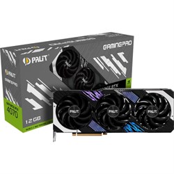 Видеокарта Palit RTX4070 GAMINGPRO, RTX 4070 12 Гб, GDDR6Х, HDMI, DP - фото 51383448