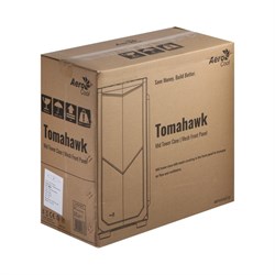 Корпус AEROCOOL Tomahawk-A, без БП, ATX, 2хUSB 2.0, 1хUSB 3.2, чёрный - фото 51383948