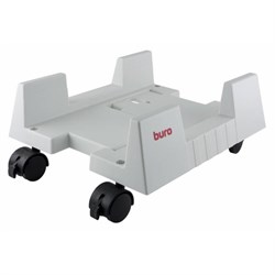 Подставка для системного блока Buro BU-CS3AL, до 20 кг, пластик, серая - фото 51384084