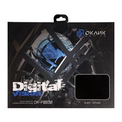 Коврик для мыши Oklick OK-P0330, 330x260x3мм, чёрный - фото 51384117