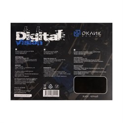 Коврик для мыши Oklick OK-P0330, 330x260x3мм, чёрный - фото 51384118