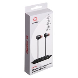 Наушники беспроводные MB mobility mt-119, вакуумные, микрофон,BT 5.0,  85 мАч, 90 дБ, черные - фото 51384200