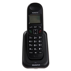 Радиотелефон DECT Maxvi AM-01, Caller ID, интерком, спикерофон, АОН, конференц-связь, черный - фото 51384223