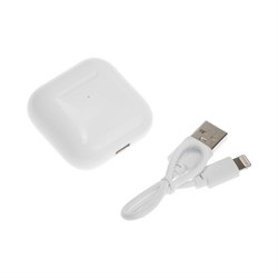 Наушники MB mObility mt-36, беспроводные, вкладыши, микрофон, белые - фото 51384265