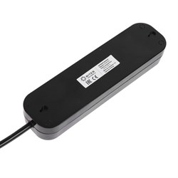 Сетевой фильтр 5bites SP4B-350 4S, 4 розетки, 5 м, 16 А, 3х1.5 мм2, с з/к, с выкл., черный - фото 51384361