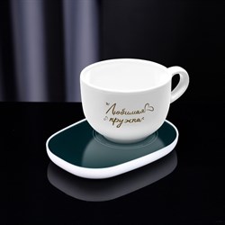 Подставка с подогревом для кружки LSK-1502, от USB, 16 Вт, зелёная - фото 51384683