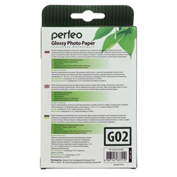 Фотобумага для струйной печати А6 (100 х 150 мм), 50 листов Perfeo, 230 г/м2, односторонняя, глянцевая - фото 51384923