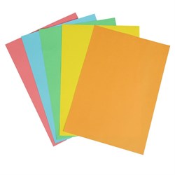 Бумага цветная А4, 50 листов Calligrata Интенсив, 5 цветов, 80 г/м² - фото 51385025