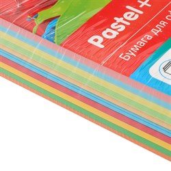 Бумага цветная А4, Calligrata, 500 листов, пастель, интенсив, 10 цветов, 80 г/м², МИКС - фото 51385425