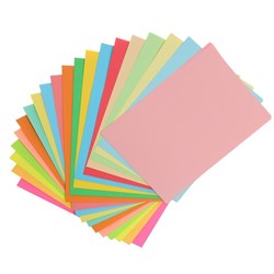 Бумага цветная А4, 100 листов, Calligrata, 20 цветов, 80 г/м², МИКС - фото 51385429