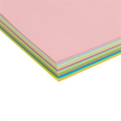 Бумага цветная А4, Calligrata, 150 листов, 15 цветов, пастель, интенсив, неон, 80г/м², МИКС - фото 51385435