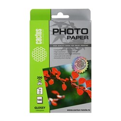 Фотобумага для струйной печати А3, 50 листов Cactus, 170 г/м2, двусторонняя, матовая - фото 51385557