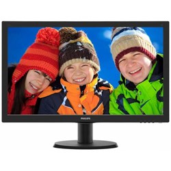 Монитор Philips 243V5QHSBA (00/01), 23.6", VA, 1920x1080, 60Гц, 8 мс, HDMI, DVI, VGA, чёрный   98283 - фото 51386158