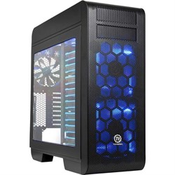 Корпус Thermaltake Core V71 TG без БП ATX 2x200mm 2xUSB2.0 2xUSB3.0 audio bott PSU черный - фото 51386251