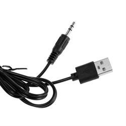 Компьютерные колонки Perfeo Trial, 2.0, 2х3 Вт, Jack 3.5 мм, USB, LED подсветка, чёрные - фото 51386326