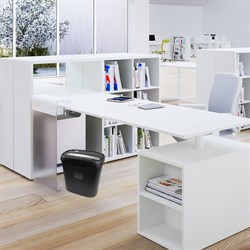 Шредер Heleos УД15-4, фрагменты 3.9х35мм, 7 листов, скобы, пл.карты - фото 51386412