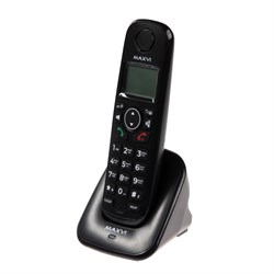 Радиотелефон DECT Maxvi GA-01, Caller ID, интерком, спикерофон, АОН, конференц-связь, черный - фото 51386683