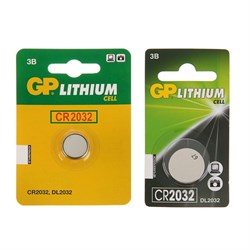 Батарейка литиевая GP, CR2032-1BL, 3 В, блистер, 1 шт. - фото 51387251