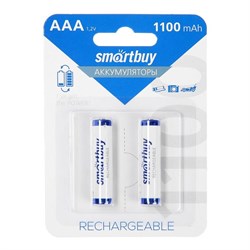 Аккумулятор Smartbuy, Ni-Mh, AAA, HR03-2BL, 1.2В, 1100 мАч, блистер, 2 шт. - фото 51387498