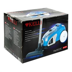 Пылесос KELLI KL-8013, 2800/500 Вт, 3.5 л, шнур 5 м, оранжевый - фото 51387942