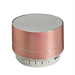 Портативная колонка Luazon LAB-05, 3 Вт, 520 мАч, Bluetooth, USB, microSD, microUSB, серебристый - фото 51388069