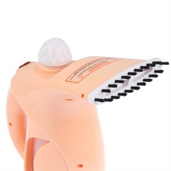 Отпариватель Irit IR-2354, ручной, 800 Вт, 200 мл, 20 г/мин, шнур 1.58 м, персиковый - фото 51388547