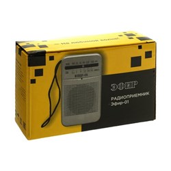 Радиоприемник "Эфир-01", УКВ 64-108 МГц, бат. 2xAA (не в комплекте) - фото 51388559