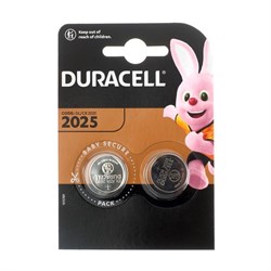 Батарейка литиевая Duracell, CR2025-2BL, 3В, блистер, 2 шт. - фото 51388592