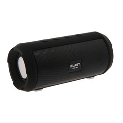 Портативная колонка Blast BAS-461, BT, 10 Вт, microSD, FM, микрофон, 1200 мАч, черная - фото 51388598