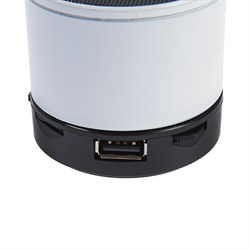 Портативная колонка LuazON Hi-Tech08, 3 Вт, 300 мАч, microSD, USB, белая - фото 51389091