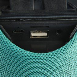 Портативная колонка Luazon LAB-52, 6 Вт, microSD, AUX, USB, зелёная - фото 51389128