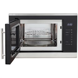 Встраиваемая микроволновая печь KRONA RIFLESSO 60 BL, 900 Вт, 25 л, чёрно-серебристая - фото 51389164
