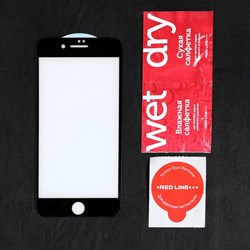 Защитное стекло Red Line для iPhone 7 Plus, Full Screen, полный клей, черное - фото 51389609