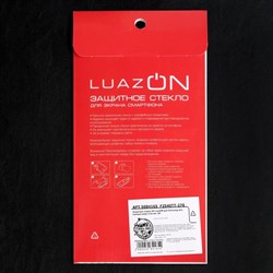 Защитное стекло 9D LuazON для Samsung A51, полный клей, 0.33 мм, 9Н, черное - фото 51389687