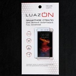 Защитное стекло 9D LuazON для Honor 10i, полный клей, 0.33 мм, 9Н, чёрное - фото 51389729