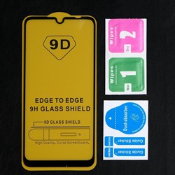 Защитное стекло 9D LuazON для Xiaomi Redmi Note 7/7Pro, полный клей, 0.33 мм, 9Н - фото 51389757