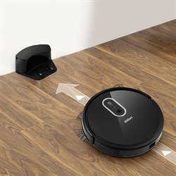 Робот-пылесос Kitfort КТ-565, 25 Вт, сухая/влажная уборка, 0.47 л, 90-120 мин, чёрный - фото 51390070