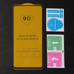Защитное стекло 9D LuazON для Xiaomi Redmi Note 9 (6.53"), полный клей, 0.33 мм - фото 51390149