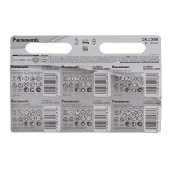 Батарейка литиевая Panasonic Lithium POWER RANGERS, CR2032-6BL, 3В, блистер, 6 шт. - фото 51390556
