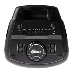 Портативная колонка Ritmix SP-870B, 120 Вт, Bluetooth, AUX, microSD, FM, 4400 мАч, чёрная - фото 51390558