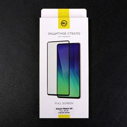 Защитное стекло Red Line для Xiaomi Redmi 9A, Full Screen, полный клей, чёрное - фото 51391159