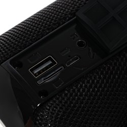 Портативная колонка Hoco HC1, 5 Вт, 1200 мАч, BT5.0, microSD, USB, AUX, FM-радио, черная - фото 51391365