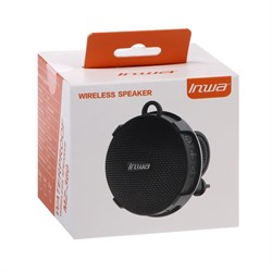 Портативная колонка INWA AS-63, 5 Вт, 750 мАч, водонепроницаемая, крепление на руль, красная - фото 51391574