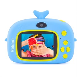 Фотоаппарат Rekam iLook K430i, 20 Мп, 2", 720р, SD, голубой - фото 51391910