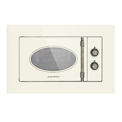 Встраиваемая микроволновая печь MAUNFELD JBMO.20.5GRIB, 1080 Вт, 20 л, 9 режимов, бежевая - фото 51391992
